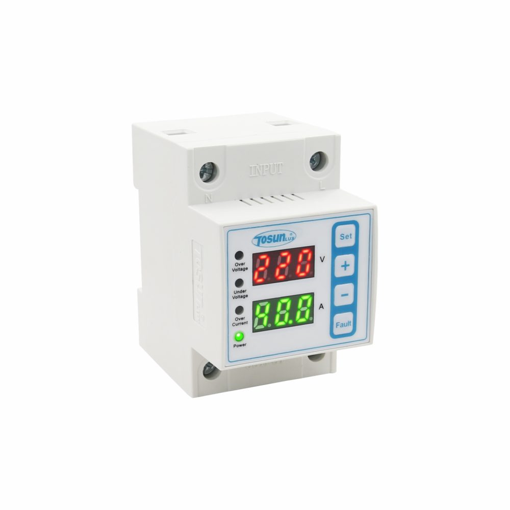محافظ دیجیتال مدولار ولتاژ و جریان تکفاز 60 و 80 آمپرTOSUN lux