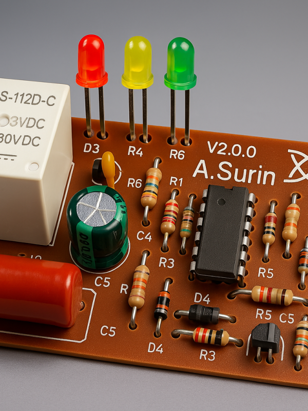 *"برد محافظ HG – کنترل نوسانات برق، محافظت از تجهیزات الکترونیکی با عملکرد دقیق | مدل V2.0.0"*