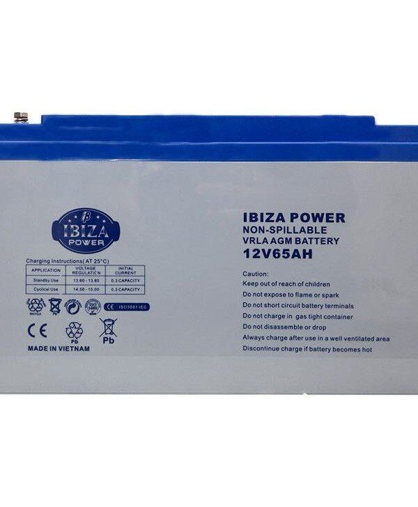 باتری ایبیزا ۶۵ آمپر ۱۲ ولت ویتنامی