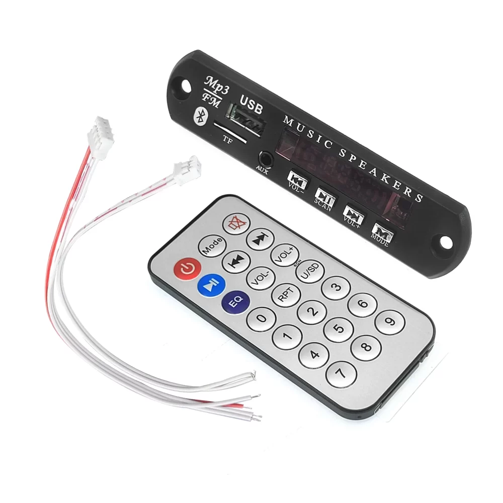 ماژول MP3 Player پنلی بلوتوث همراه با ریموت کنترل